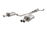XForce | Twin 2.25" Cat Back Exhaust Quad Tips | Holden VE VF SV6 Calais V6 2006–2017 | E4-VE172-03-CBS