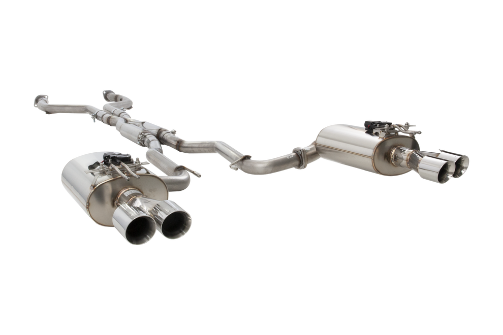 Xforce | Twin 2.5" Varex Valved Cat Back Exhaust | Holden VE VF Commodore V8 Ute 2007–2017 | E4-VF72UTE-VMKCBS
