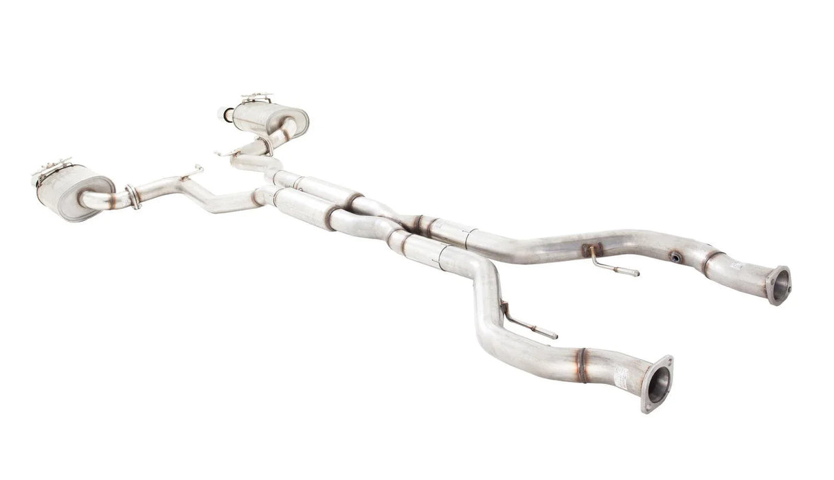 XForce | Twin 3" Cat Back Exhaust Quad Tips | Holden Commodore VE VF V8 2006–2017 | E4-VF73SED-CBS