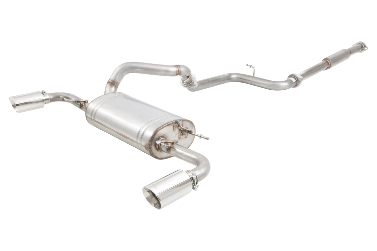 XForce | 2.5" 409 Stainless Cat-Back Exhaust | Mazda 3 SP25 BL Hatch 2009-2014 | E4-MZ3-25-CBS