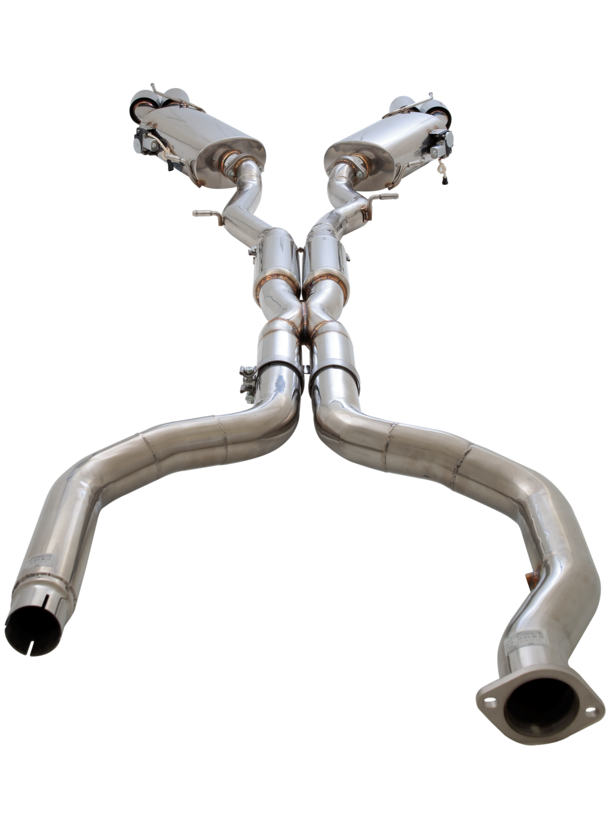 Xforce | 3" Varex Stainless Cat Back Exhaust | Chevrolet Camaro Gen 6 SS 2016–2024 | ES-CC16-VMK-CBS