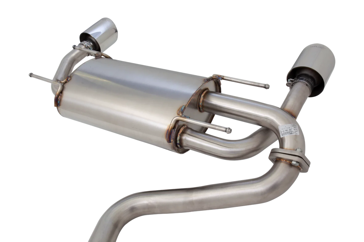 Xforce | 2.5" Stainless Steel Header Back Exhaust | Toyota 86 ZN6 & Subaru BRZ ZC6 | ES-T86-01-HBS