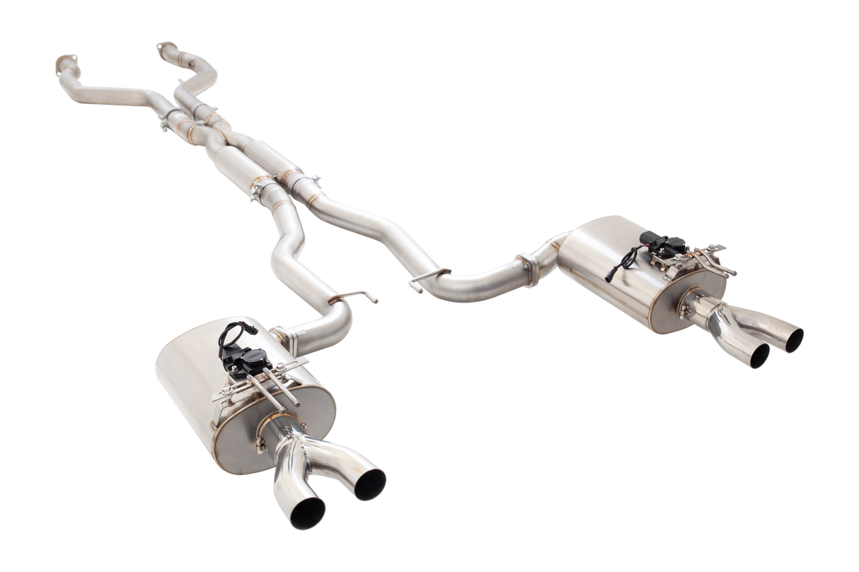 XForce | Twin 3" Varex Valved Cat Back Exhaust | HSV Maloo VF 2013–2017 | ES-VF41VMK-CBS