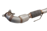 XForce | 3" Stainless Steel Downpipe High Flow Cat | VW Golf GTI MK5 MK6 2.0T 2005–2013 | ES-VW06-KITB