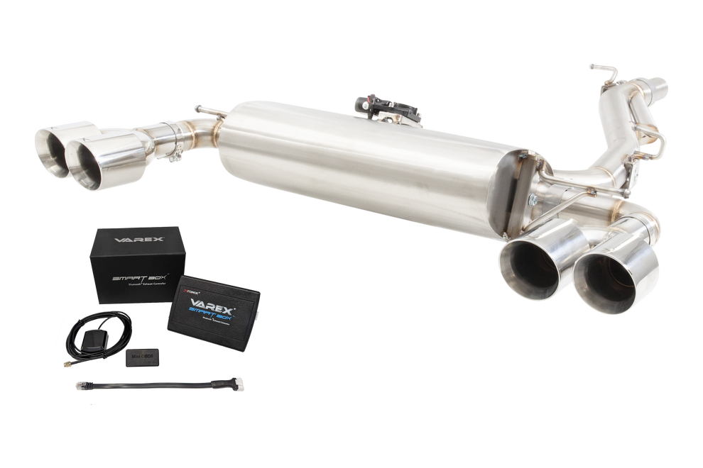 XForce | 3" Varex Valved Cat Back with SmartBox | Audi S3 Hatch 8V 8Y 2013–2026 | ESAS38YHVKSB