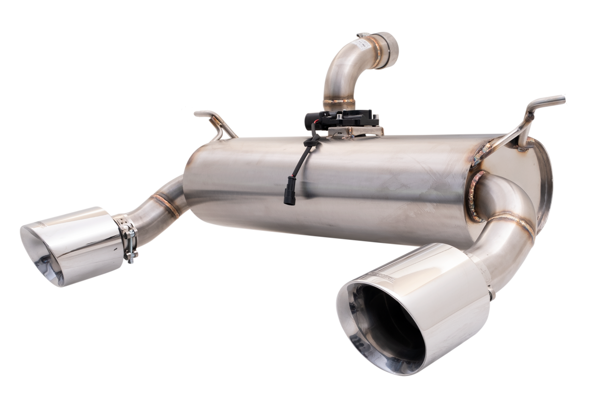 XForce | Varex Valved Axle-Back Exhaust System | Jeep Wrangler JL 3.6L 2018-On | ESJW18VKCS