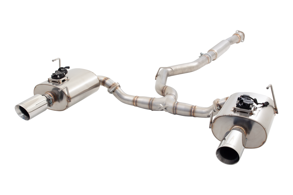 Xforce | 3" Varex Valved Stainless Cat Back Exhaust | Subaru WRX Sedan 09-11 & Forester XT 08-13 | ES-SW20-VMK-CBS