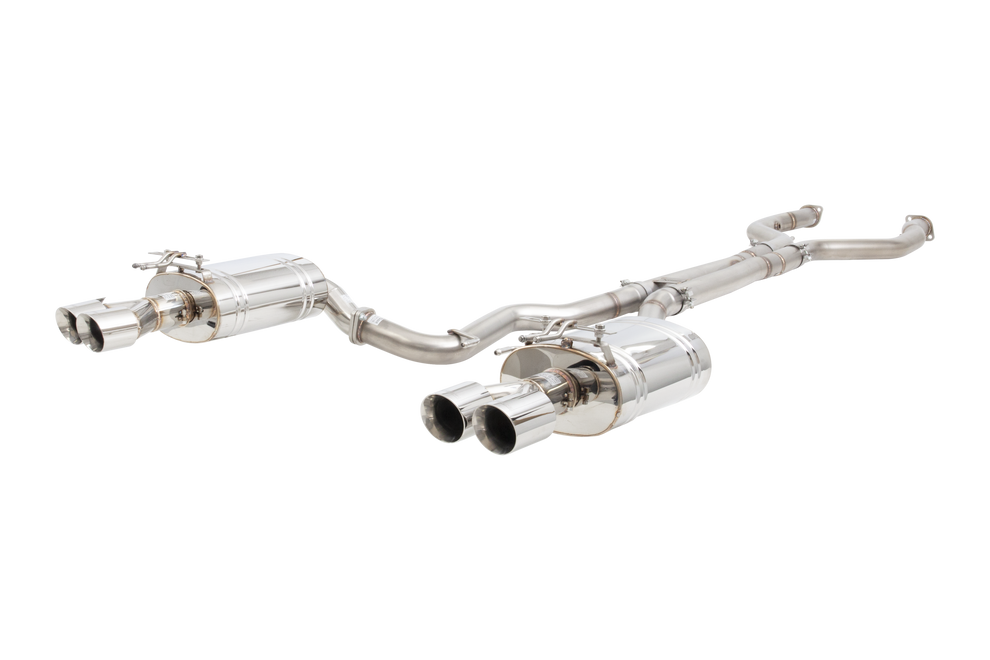 Xforce | Twin 3" Straight Pipe Cat Back | Holden Commodore VE VF V8 Sedan 2006–2017 | ESVF74SEDCS