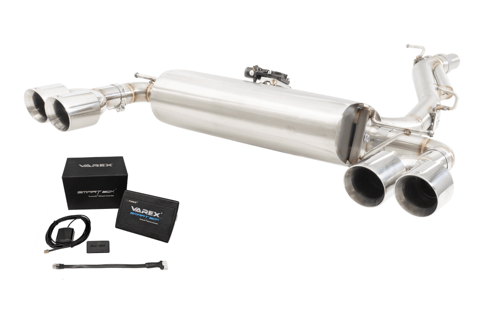XForce | 3" Varex Valved Cat Back with SmartBox | VW Golf R MK8 MK8.5 2021–2026 | ESVGR8HVKSB