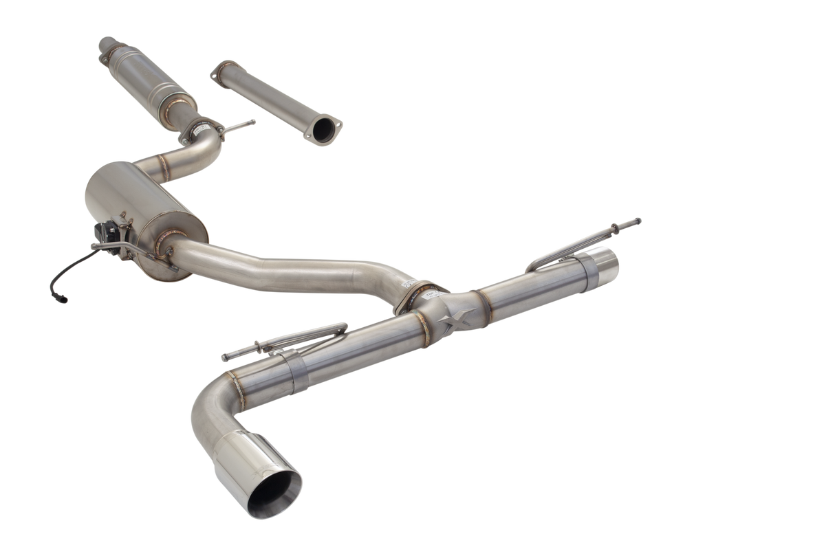 XForce | 3" Varex Valved Cat-Back Exhaust | VW Golf TSI MK7 MK7.5 MK8 2013+ | ESVW01VKCS