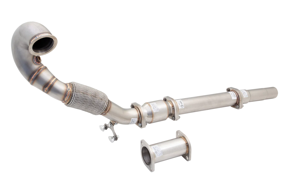 XFORCE - VW GOLF GTI MK7-MK7.5 (10/2013-01/2021), 3" Inch Dump Pipe & Cat