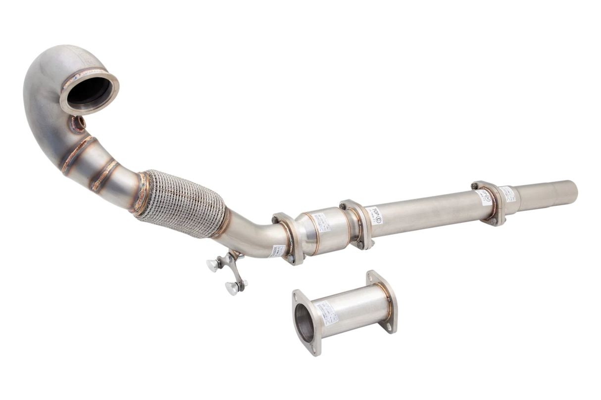 XFORCE - VW GOLF GTI MK7-MK7.5 (10/2013-01/2021), 3" Inch Dump Pipe & Cat