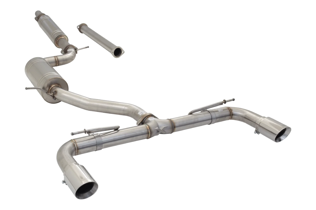 XFORCE - VW GOLF GTI MK7-MK7.5 (10/2013-01/2021), 3" Stainless Cat-Back Exhaust System