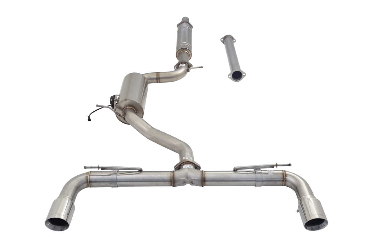 XForce | 3" Varex Valved Cat Back Exhaust | Volkswagen Golf GTI MK7 MK7.5 MK8 2013–On | ESVW10VKCS