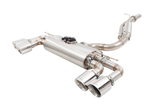 XForce | 3" Varex Valved Cat Back Exhaust Quad 4" Tips | VW Golf MK7 GTI 40 Years / Alltrack 2015–2018 | ESVW09VKCS