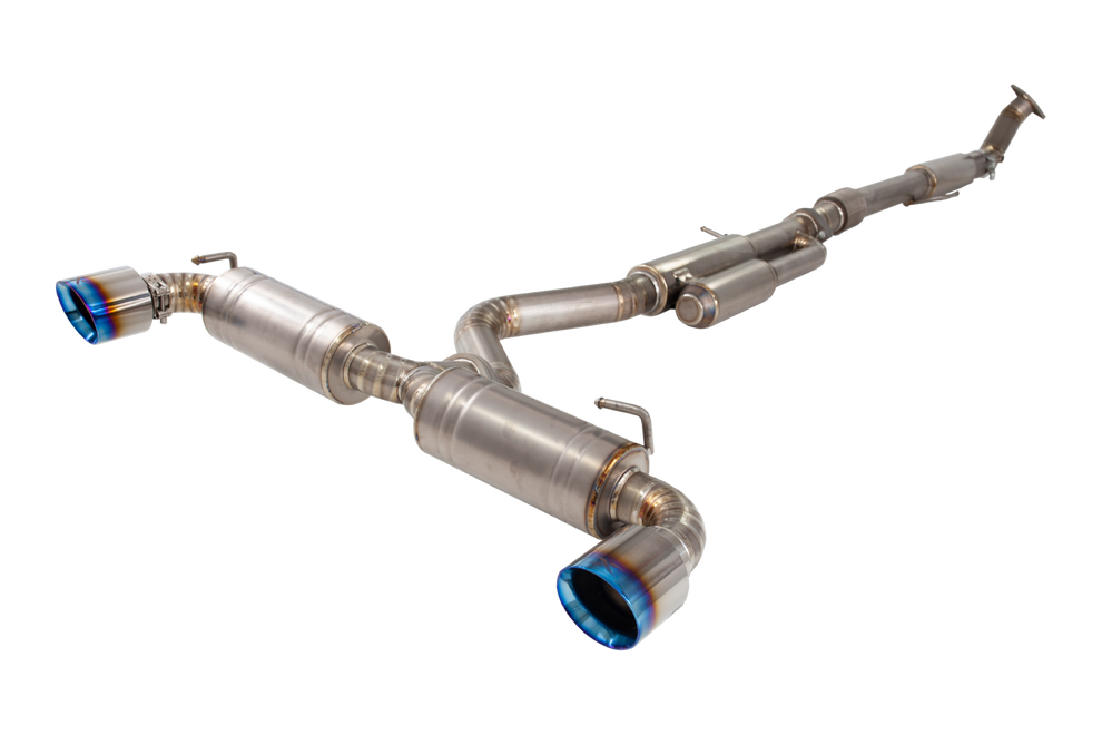XForce | 3" Titanium Cat Back Exhaust Burnt Blue Tips | Toyota Yaris GR 2020–2026 | ETTY21BCS