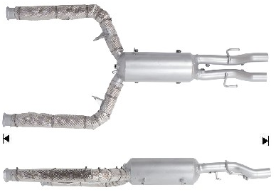 DPF Kit for Jaguar XF 3.0DT ASJV6D (2009–2015) – AS Catalysts Diesel Particulate Filter