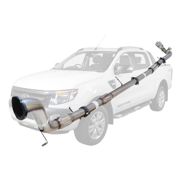 ESA | 3" Turbo Back Exhaust | Ford Ranger PX 3.2L 2011-2016 | FD240-HC