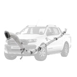ESA | 3" Turbo Back DPF Delete Exhaust | Ford Ranger PX 3.2L 16-22 | FD241-PC