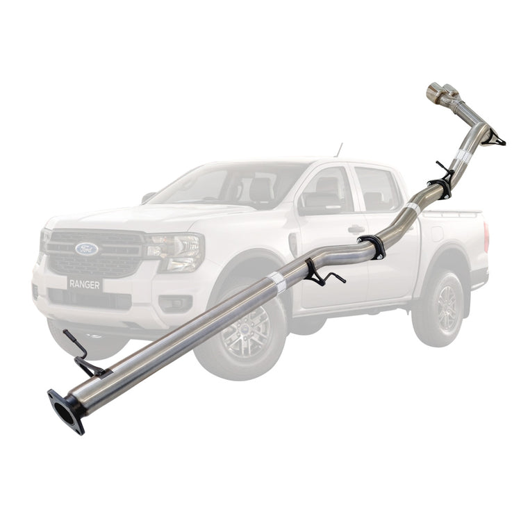 ESA | 3" DPF Back Exhaust | Ford Ranger Next Gen 2L Bi-Turbo 2022+ | FD256-PO