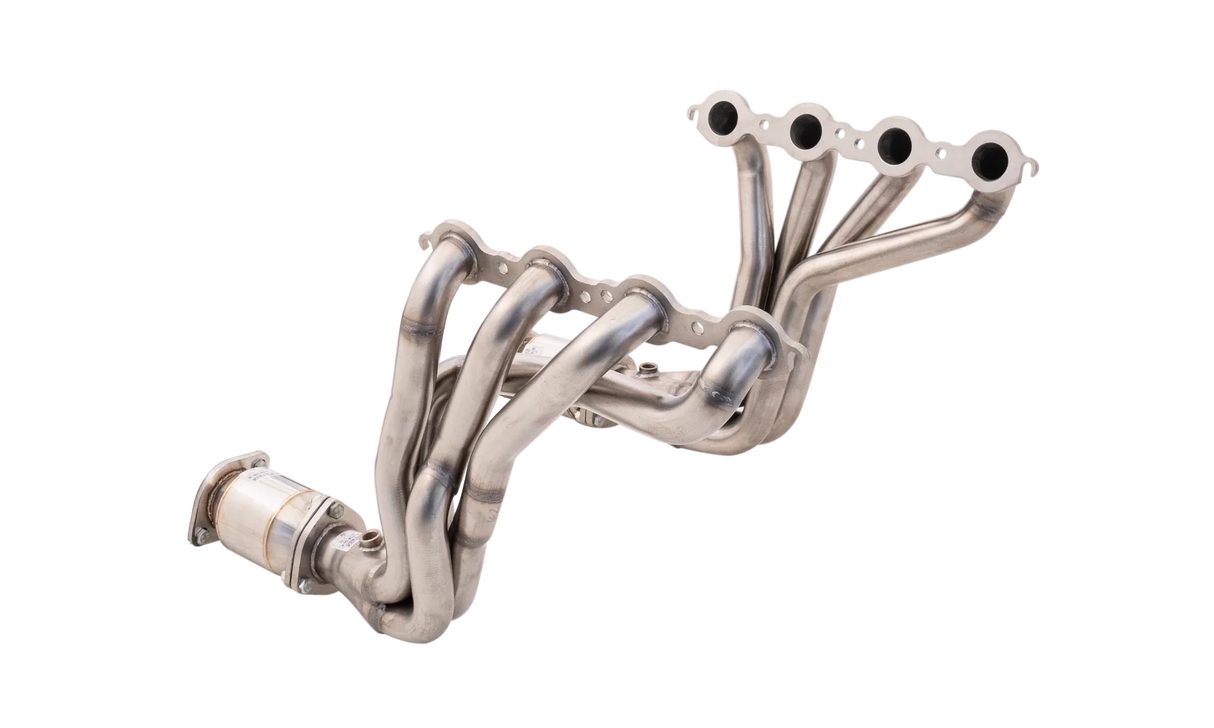 XFORCE - Holden VF V8 SEDAN/WAGON 2013-2017, 4 into 1 Matte Stainless Steel Header 1-7/8" Inch Primary & 3" Metallic Cats (100 Cell)