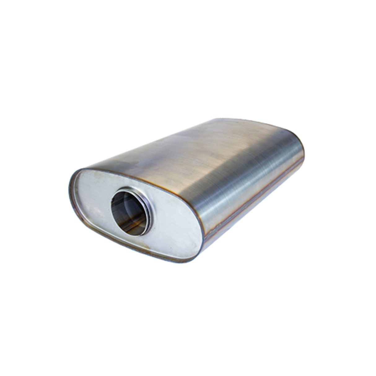 REDBACK | 3" ID Tri-Flow Performance Muffler 11"x6" Oval 18" Long 409 Stainless | H843N-409