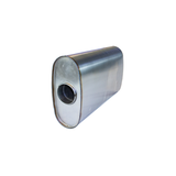 REDBACK | 3" ID Triflow Performance Muffler 11"x6" Oval 20" Long 409 Stainless | H847N-409