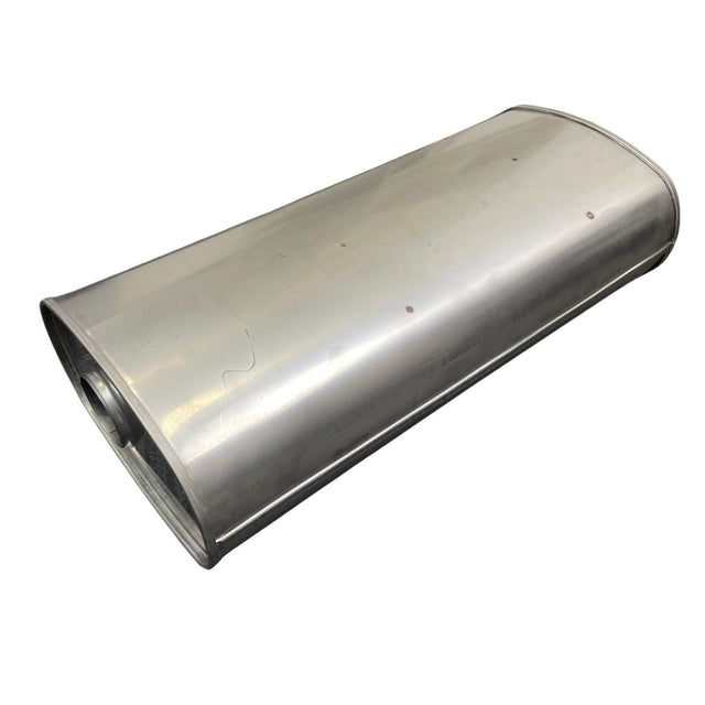 Redback - 3" Anti Drone Straight Through Muffler C/C 28"x12"x8" Oval 409 Stainless Steel