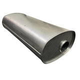 REDBACK | Anti-Drone Straight Through Performance Muffler 12"x8" Oval 28" Long 3" ID | H859TBN