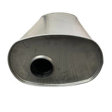 REDBACK | Anti-Drone Straight Through Performance Muffler 12"x8" Oval 28" Long 3" ID | H859TBN