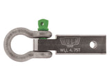 Hulk 4X4 - RECOVERY HITCH 185mm W/BOW SHACKLE GALVANIZED 4 HOLES