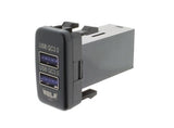 Hulk 4X4 - DUAL USB SOCKET QC3 OE RPL T/S EARLY TOYOTA BLUE LED