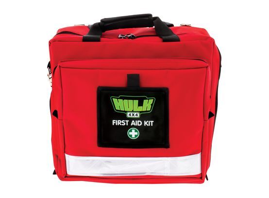 Hulk 4X4 - 4WD ADVENTURER FIRST AID KIT - SOFT DURABLE CASE - RED