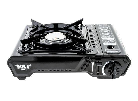 Hulk 4X4 - PORTABLE GAS STOVE MEGA KIT INC POT, LID, TOOLS & CASE