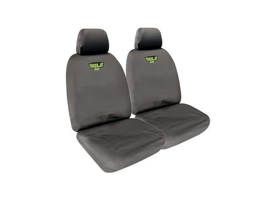 Hulk 4X4 - HD CANVAS SEAT COVERS MITS TRITON MQ 2015> FRONTS