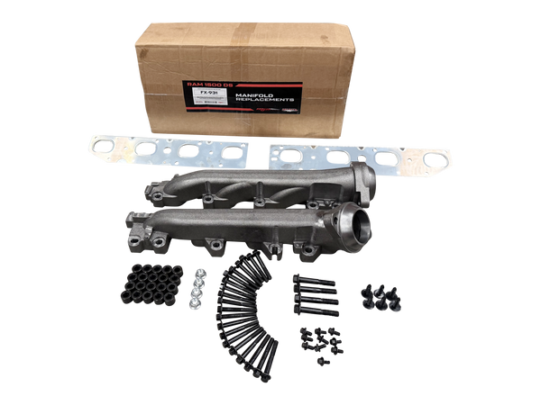 Manta | Cast Exhaust Manifold Replacements Left & Right with Fitting Kit | RAM 1500 DS V8 Hemi