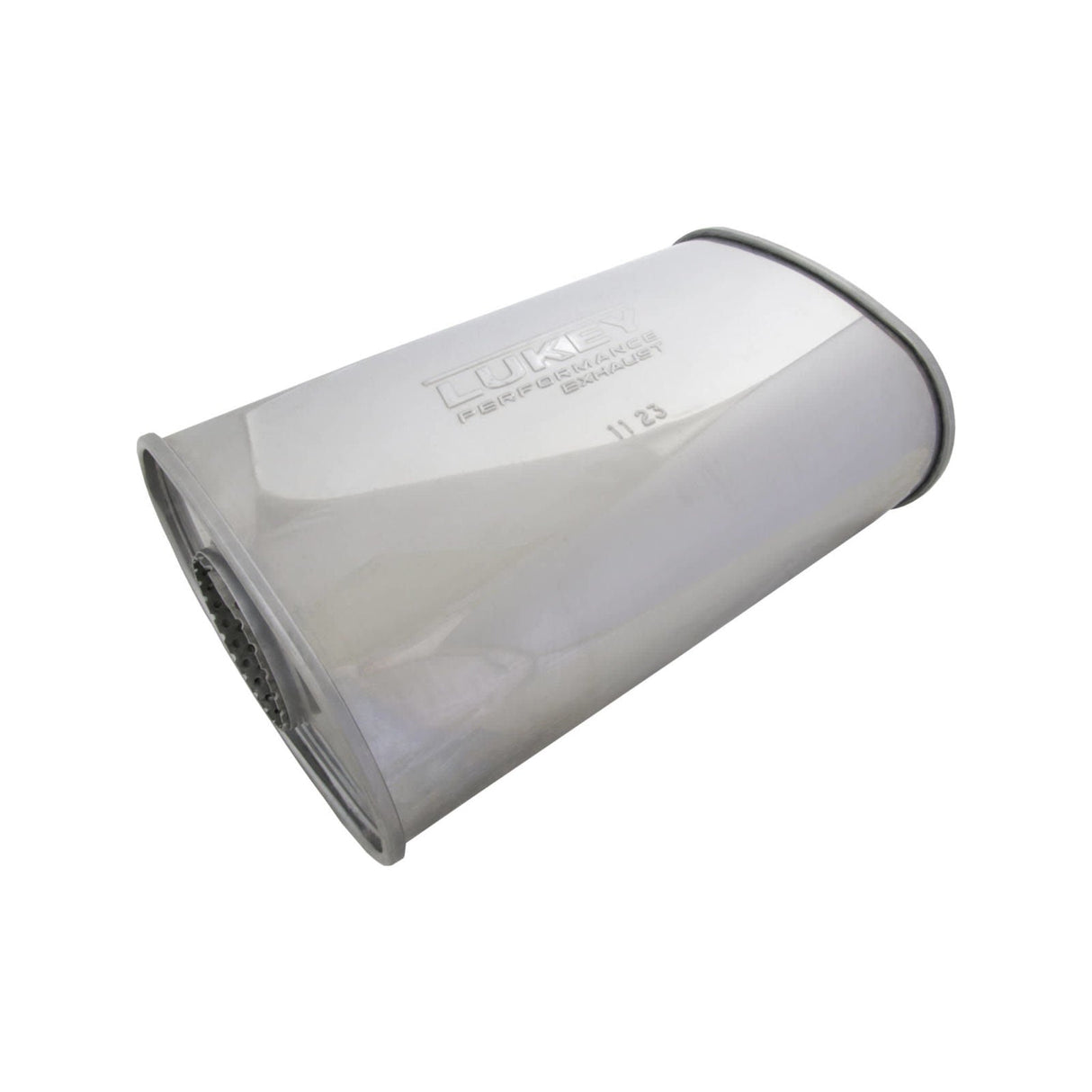 Redback - 2" Turbo Triple Flow Muffler O/O 14"x8"x4" Oval 430 Stainless Steel