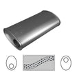Redback - 2.25" Universal Muffler Offset/Offset 355x203x101mm Oval Aluminised