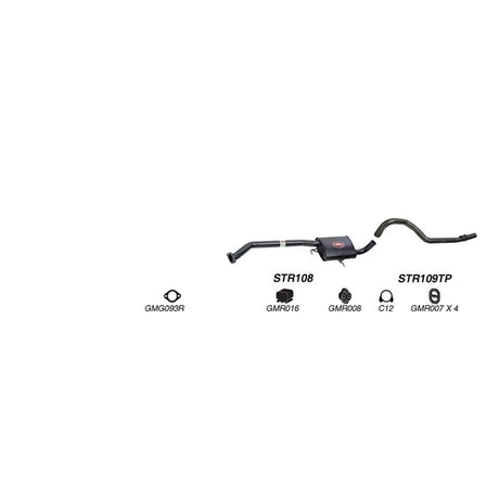 REDBACK - Holden Commodore VN, VP, VR V8 & V6, VS V8 Ute and Wagon (1988 - 2000) 2.5" Performance Exhaust System