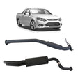 REDBACK - Ford FG Falcon Ute (02/2008 - 12/2014) 2.5" Exhaust System with Hotdog Centre