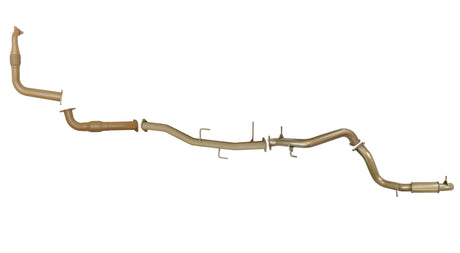 Pacemaker King Brown | 3" Turbo Back Exhaust with Cat & Resonator | Mitsubishi Pajero NW 3.2L TD 2011-2014 | KB9020-XCXR