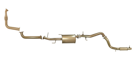 Pacemaker King Brown | Single 3" Turbo Back Exhaust | Mitsubishi Pajero NX 3.2L TD 2014-2016 | KB9025-XXMR