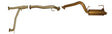 Pacemaker King Brown | Single 3" Cat Back Exhaust Kit With Rear Resonator | Nissan Patrol Y62 5.6L V8 2013–Current | KB9520-CB-XR