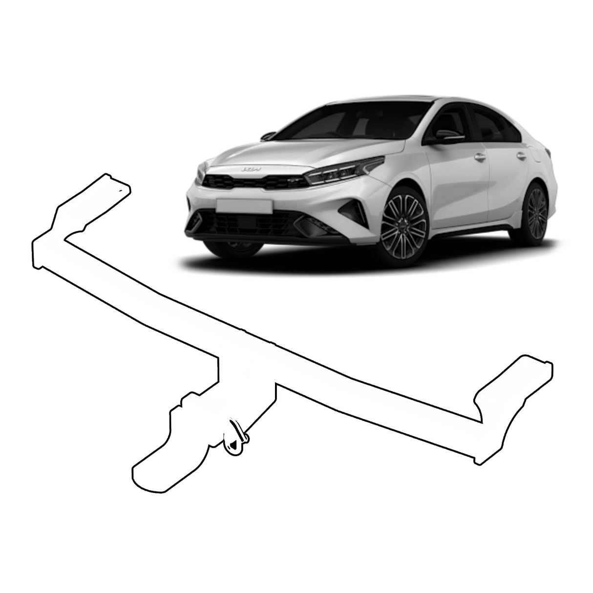 BTA | Light Duty Towbar | Kia Cerato Hatch 2018–On | KIA07