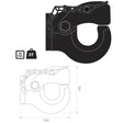 TAG | 5 Tonne Forged Pintle Hook | ADR 62/02 Compliant | L4T03