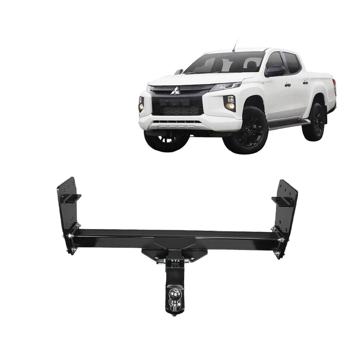 BTA | Pro Series Heavy Duty Towbar | Mitsubishi Triton MQ MR 2015–2023 | 3100kg | MITS015HPC