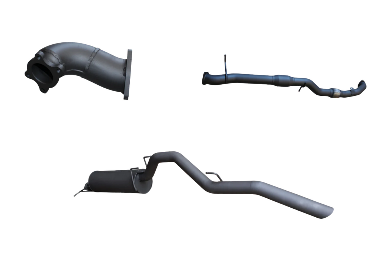 Manta - Ford Ranger Ute PJ, PK 3.0L CRD (manual), (2006 - 2011) -  Full System - 3" Exhaust with Cat & Muffler