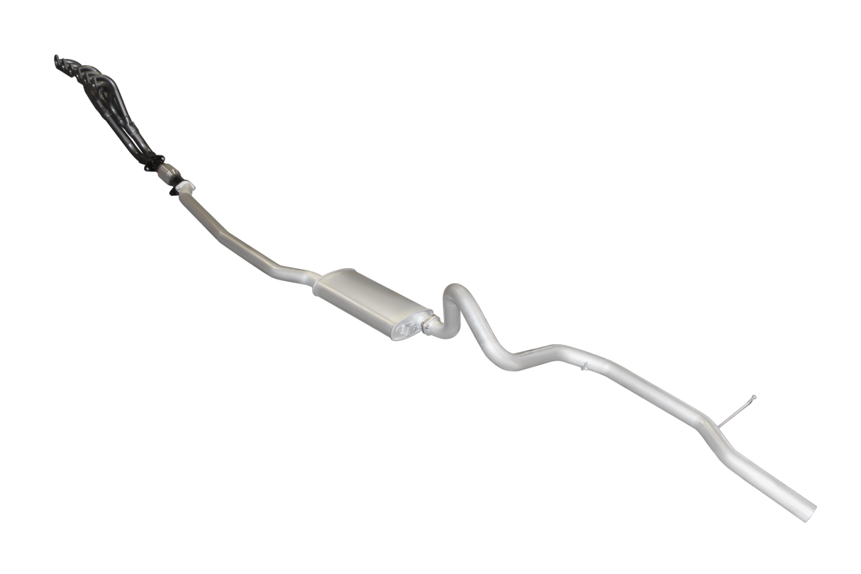 Manta - Fairlane, LTD NA, NC, DA, DC 4.0L 6 Cylinder LWB Sedan (1988-1995) - Full System - Extractors + Cats with 2.5" Single Cat Back - Muffler/Tailpipe