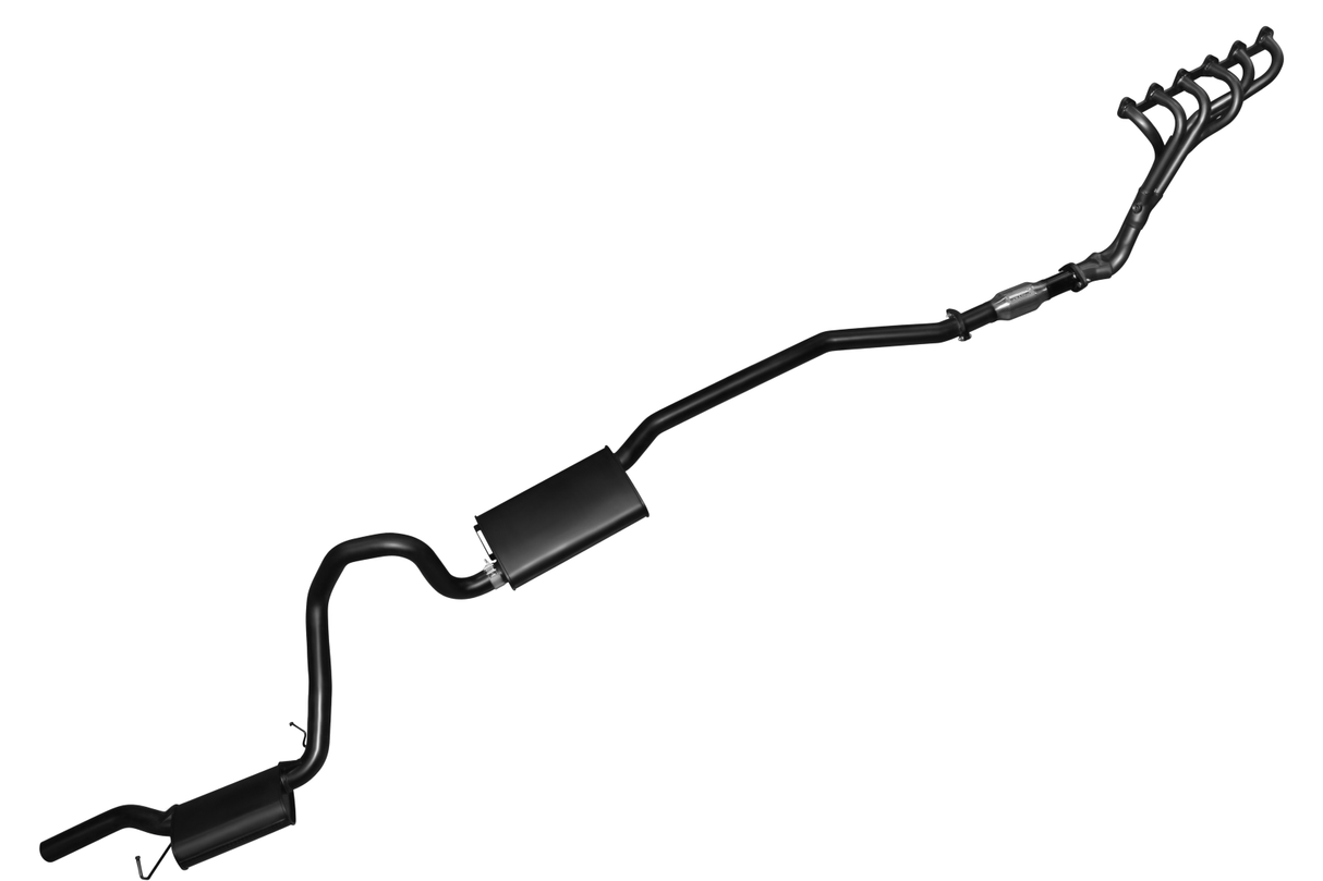 Manta - Ford Falcon AU 4.0L 6 Cylinder Wagon (1998-2002) - Full System - Extractors + Cats with 2.5" Single Cat Back - Muffler/Muffler