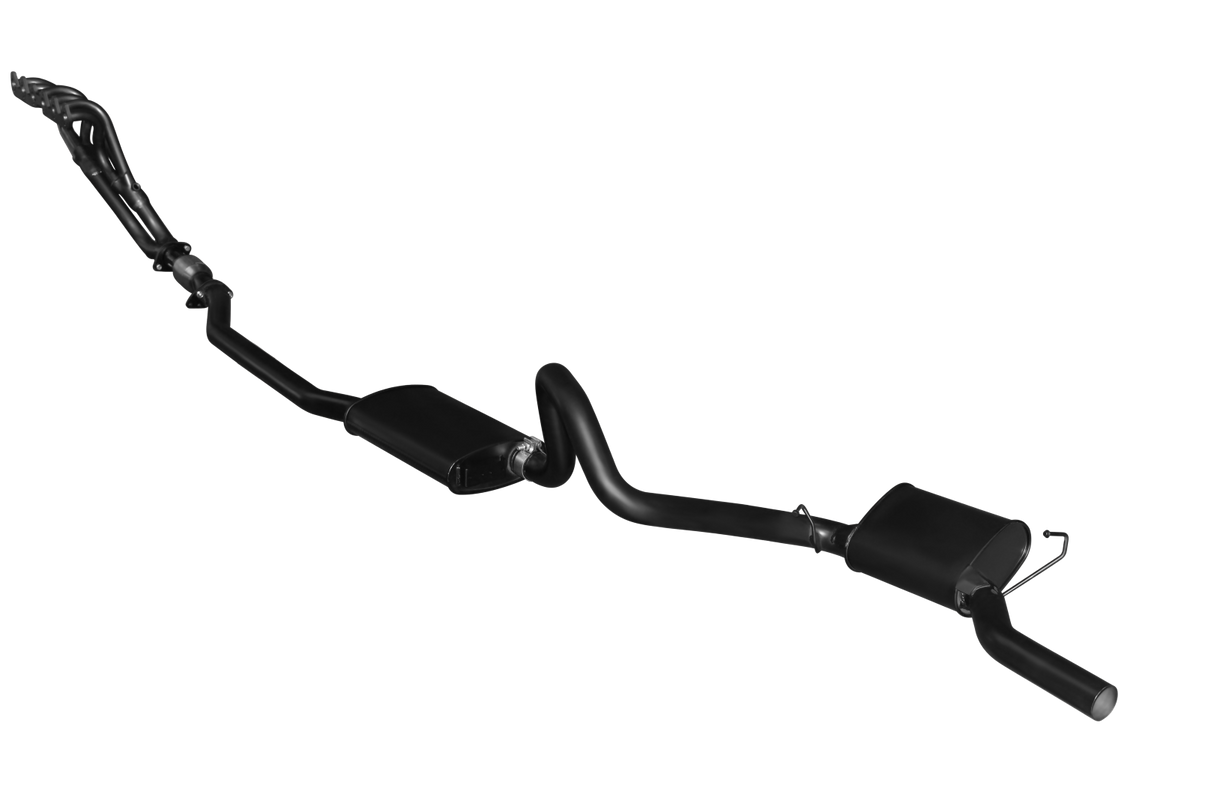 Manta - Ford Falcon AU 4.0L 6 Cylinder Wagon (1998-2002) - Full System - Extractors + Cats with 2.5" Single Cat Back - Muffler/Muffler